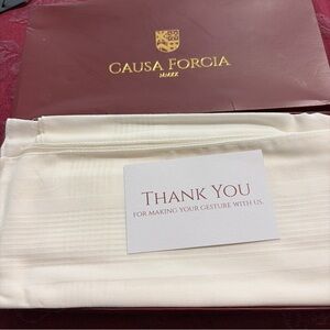 Causa Forcia 12 White Handkerchief